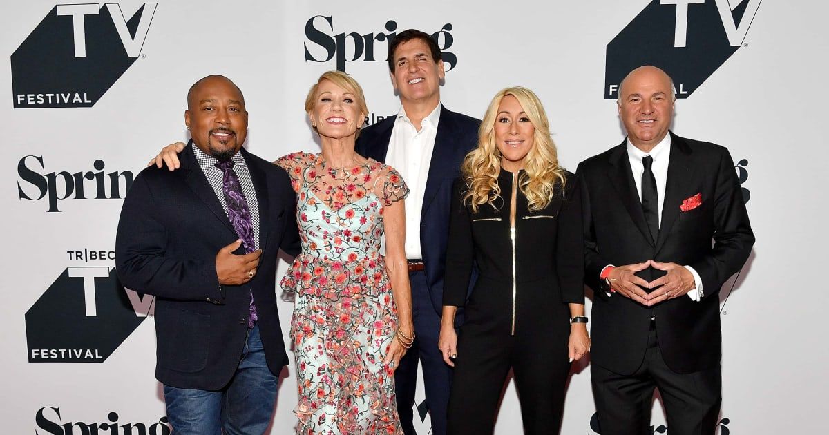 NEW YORK, NY - SEPTEMBER 23:  (L-R) Daymond John, Barbara Corcoran, Mark Cuban, Lori Greiner and Kev