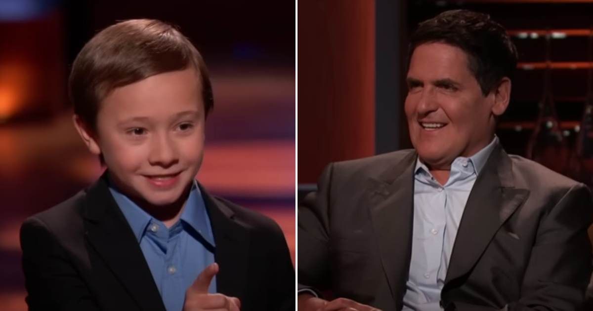 Teen Shark Tank contestant Jack Bonneau (L) impresses investor Mark Cuban (R) on the show. (Cover Image Source: YouTube/ABC)