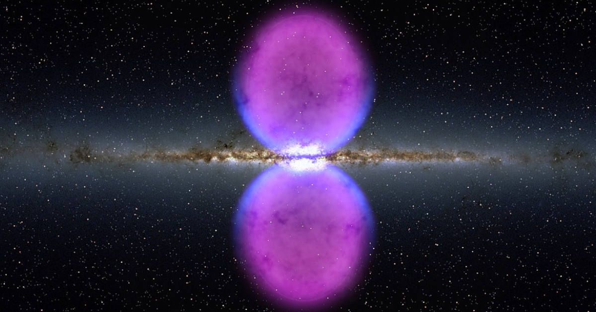 Fermi Bubble Graphic (Cover Image Source: Wikimedia Commons | Photo by NASA Goddard Space Flight Center from Greenbelt, MD, USA)
