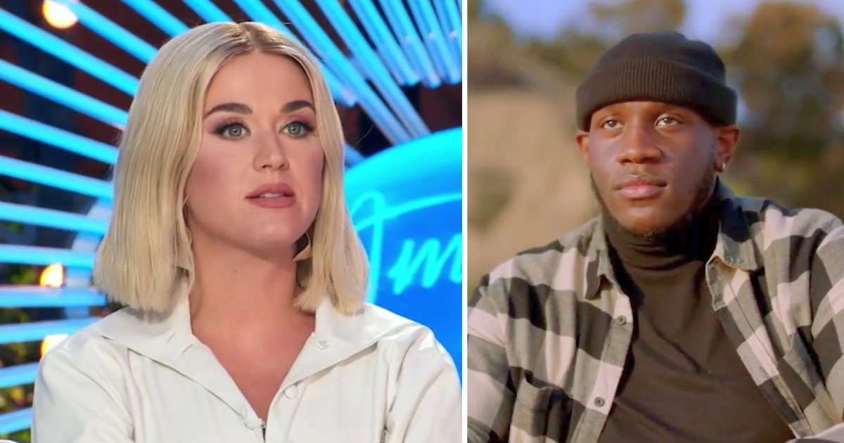 (L) Katy Perry and (R) Sir Blayke in screenshots from 'American Idol' (Cover Image Source: YouTube | TALENTKINGHD)