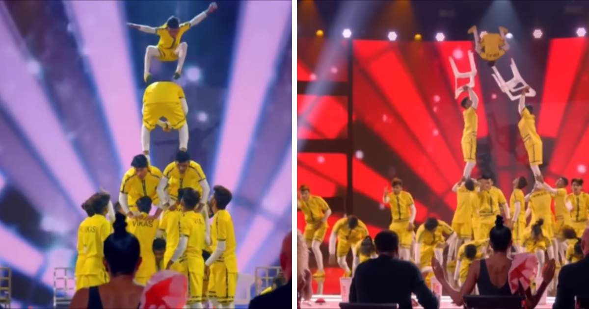 Stills of dance group V Unbeatable during an episode of 'America's Got Talent' (Cover Image Source: Youtube |  America's Got Talent)