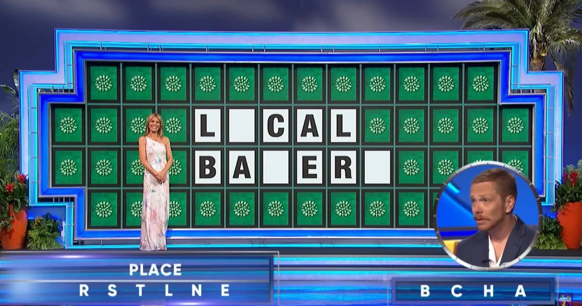 Screenshot of Vanna White and Ryan Burkett from an episode of 'Wheel of Fortune' (Image Source: YouTube | Wheel of Fortune)