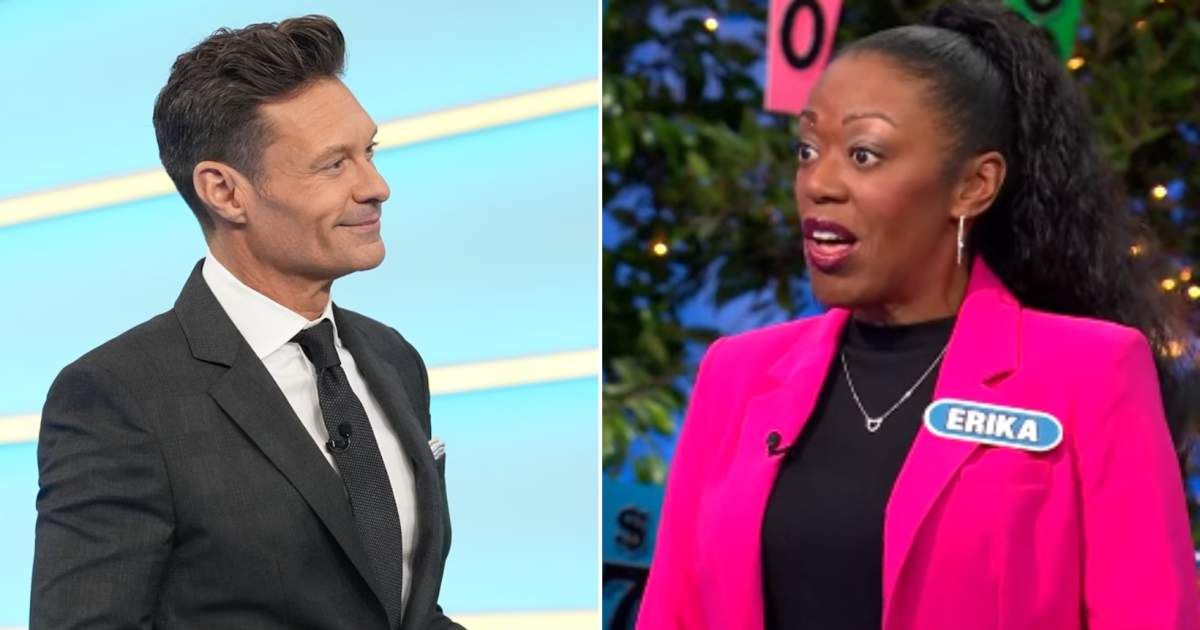 Screenshots of Erika Hilliard and Ryan Seacrest from episodes of 'Wheel of Fortune' (Cover Image Source: Wheel of Fortune | Netflix)