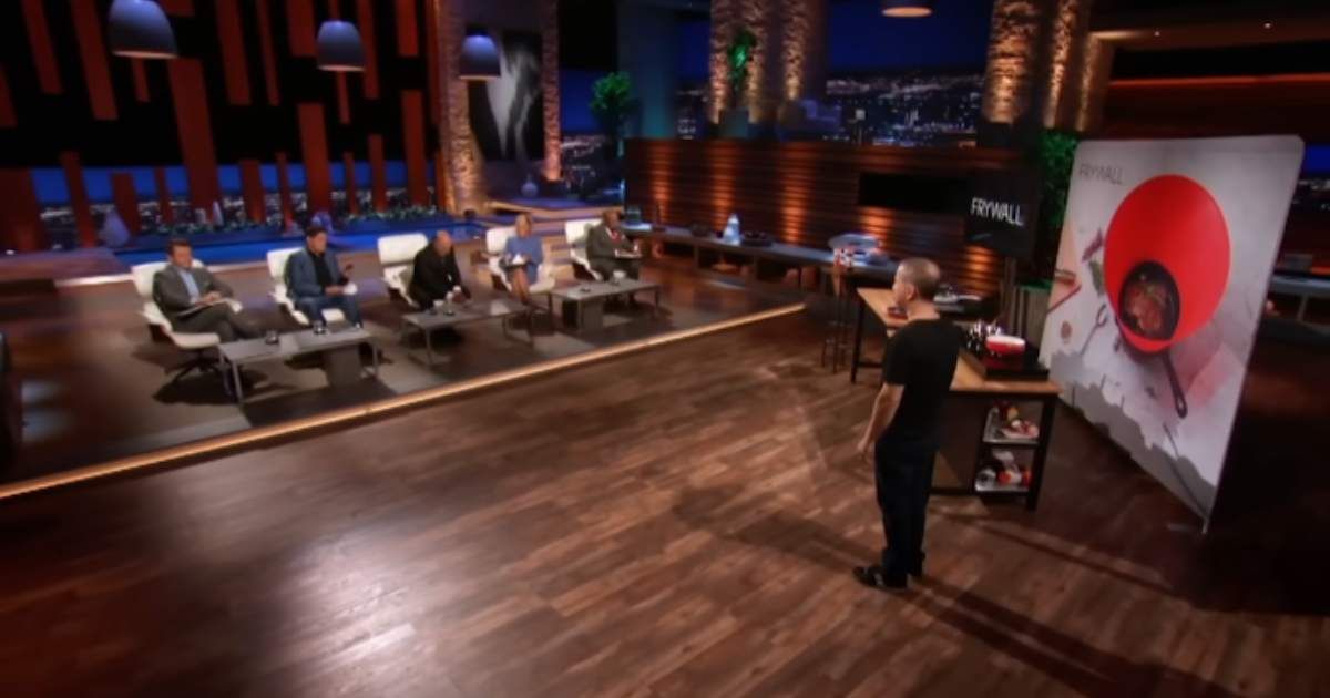 A still from Fry Wall's pitch during an episode of 'Shark Tank' season 9. (Cover Image Source: YouTube/'Shark Tank')