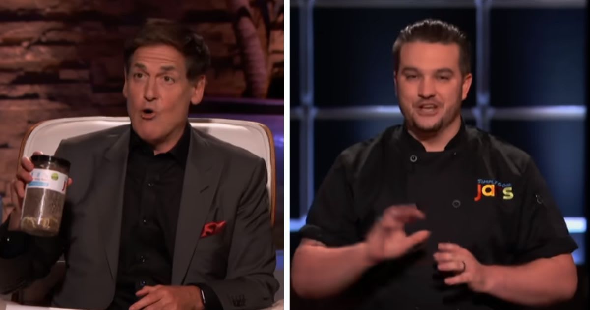 Screenshots of Mark Cuban and entrepreneur Jared Cannon from 'Shark Tank' (Cover Image Source: YouTube | Sony Pictures Television)