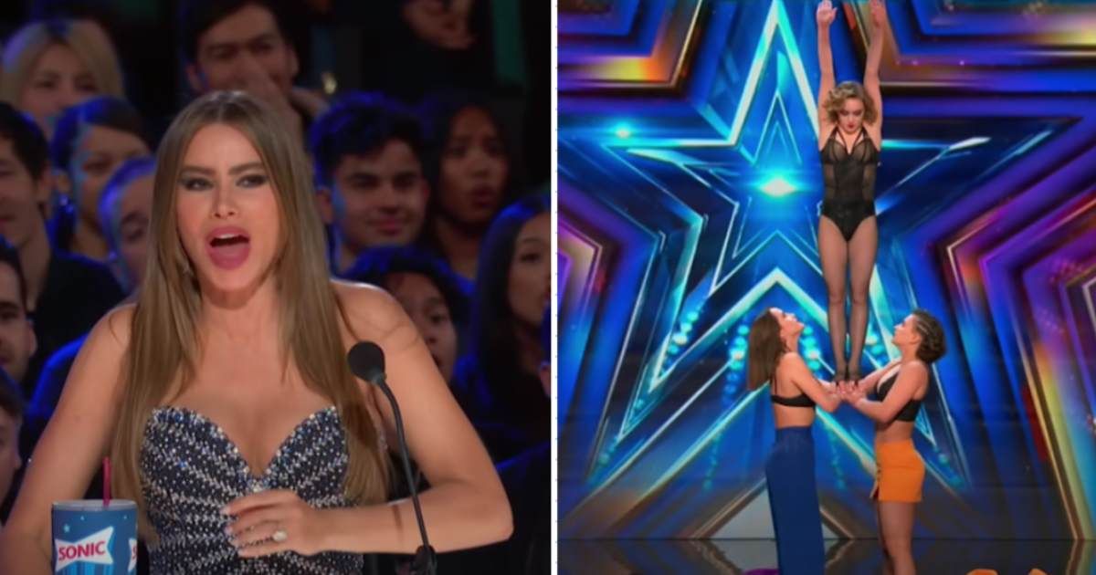 Sofia Vergara (L) screams as 'AGT' audition (R) goes terribly wrong (Cover Image Source: YouTube/America's Got Talent)