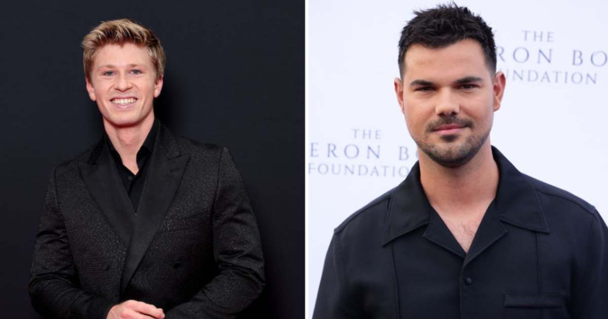 (L) Robert Irwin at TikTok Awards 2024 at Hordern Pavilion. (R) Taylor Lautner at the Cameron Boyce Foundation. (Cover Image Source: Getty Images | Brendon Thorne (L), Momodu Mansaray (R))