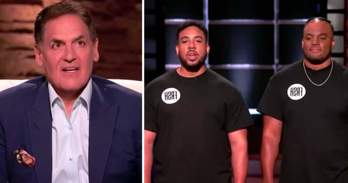(R) Mark Cuban and (L) founders of Ride FRSH in screenshots from 'Shark Tank' (Cover Image Source: YouTube | Shark Tank Global)