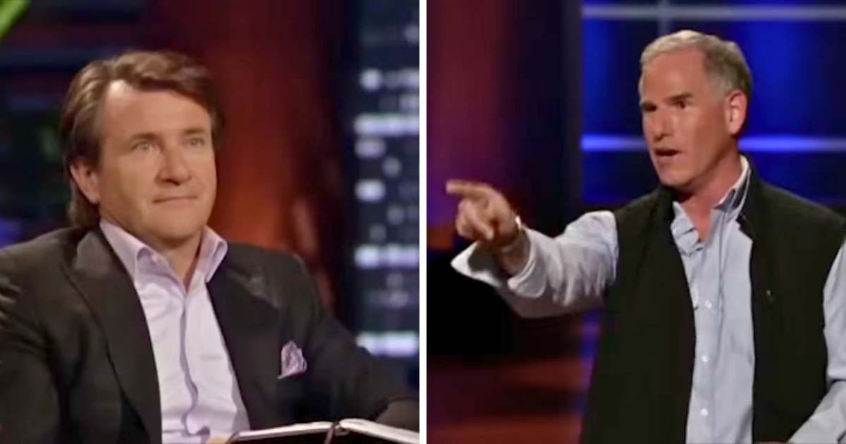 A screenshot of Mark Cuban (L) and Scott Jordan during an episode of 'Shark Tank' (Cover Image Source: YouTube | CNBC, SCOTTeVEST)