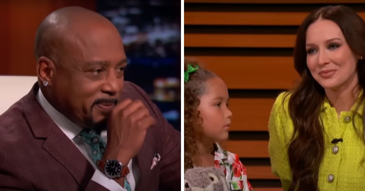 (L-R) Screenshot of Daymond John, his daughter Minka, and wife Heather on 'Shark Tank' (Cover Image Source: YouTube | Shark Tank Global)