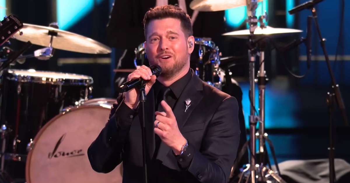 A screenshot of Michael Bublé from 'The Voice' (Cover Image Source: YouTube | The Voice)