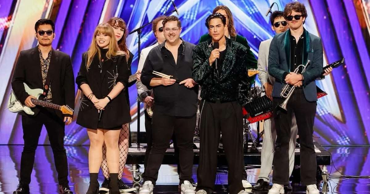 Screenshot of Tom Sandoval and his band members from an episode of 'AGT' (Cover Image Source: Instagram | @tomsandoval1)