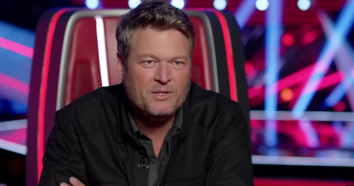 A screenshot of Blake Shelton from 'The Voice' (Cover Image Source: YouTube  | The Voice)
