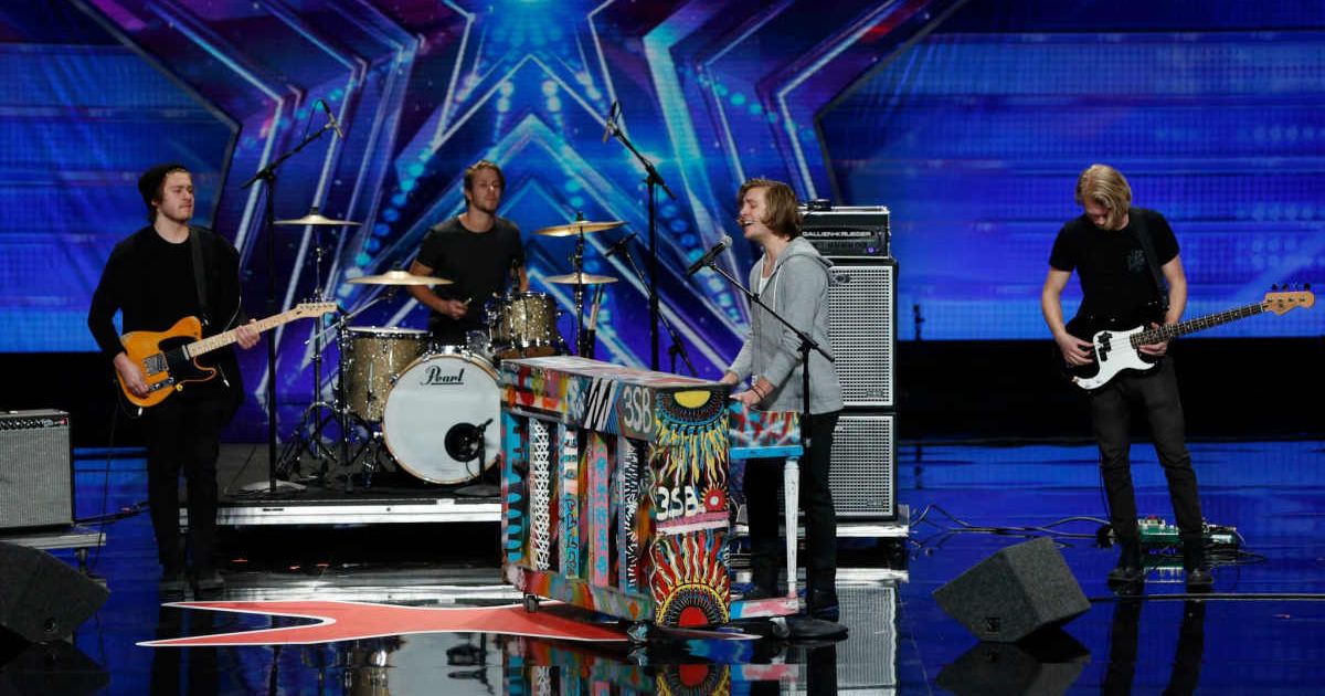 Photo of Rock band 3 Shades of Blue performing on 'America's Got Talent' Season 10 (Cover Image Source: Facebook | America's Got Talent)