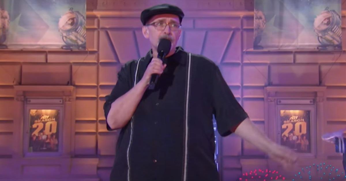 Screenshot of Richard Goodall from 'AGT's 20th birthday party (Image Source: YouTube | America's Got Talent)