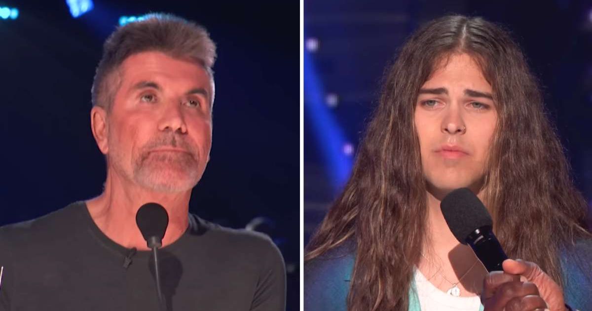 Screenshots of (L) Simon Cowell and (R) Jourden Blue from 'America's Got Talent'
 (Cover Image Source: YouTube | America's Got Talent )