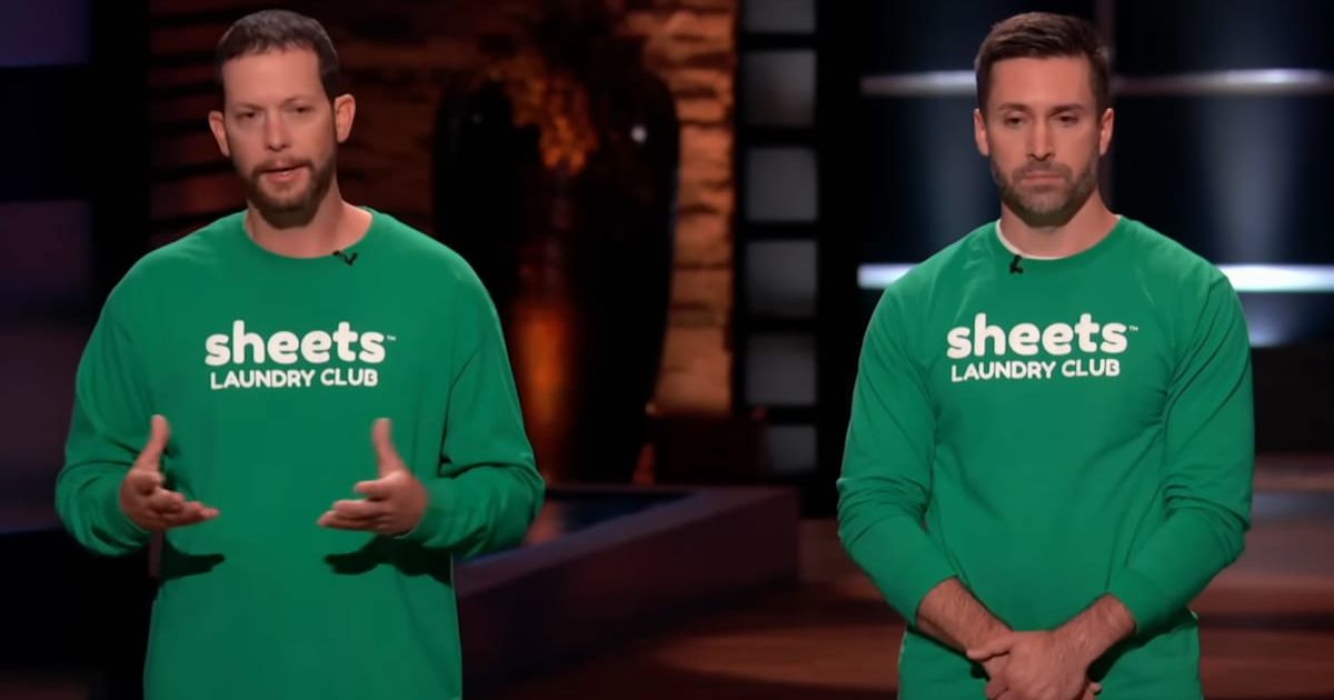 Screenshot of Chris Videau and Chris Campbell from an episode of 'Shark Tank' (Image Source: YouTube | Sony Pictures Television)