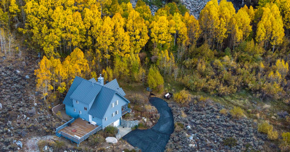 Fall colors come to the aspen trees near a house. (Representative Cover Image Source: Getty Images | David McNew/Contributor)