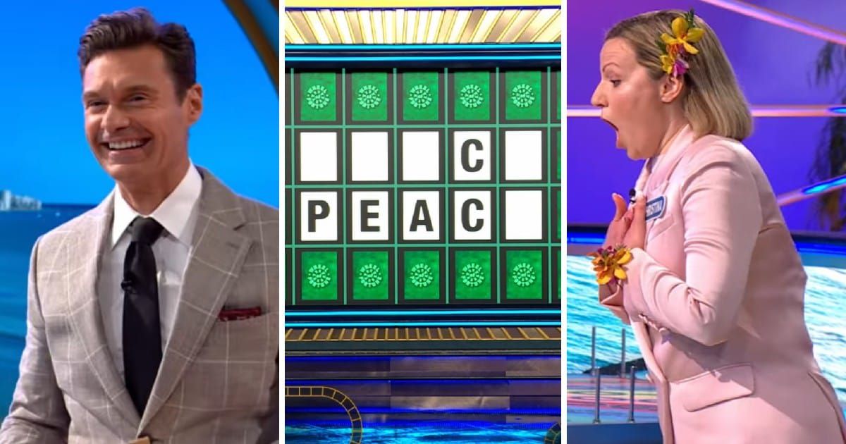 Screenshots of Ryan Seacrest and Christina from 'Wheel of Fortune' Season 42 episode (Cover Image Source: YouTube | Wheel of Fortune)