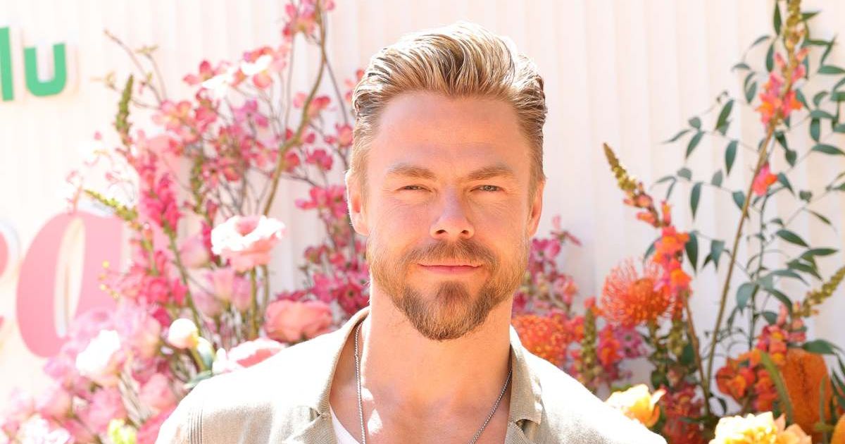 Derek Hough attends Hulu's Get Real House at Casa Lago on April 22, 2025. (Cover Image Source: Getty Images | Photo by Monica Schipper)