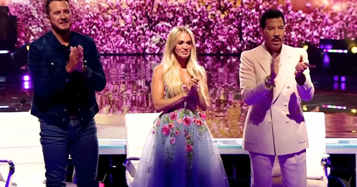 Luke Bryan, Carrie Underwood and Lionel Richie in a screenshot from 'American Idol' (Cover Image Source: YouTube | American Idol)
