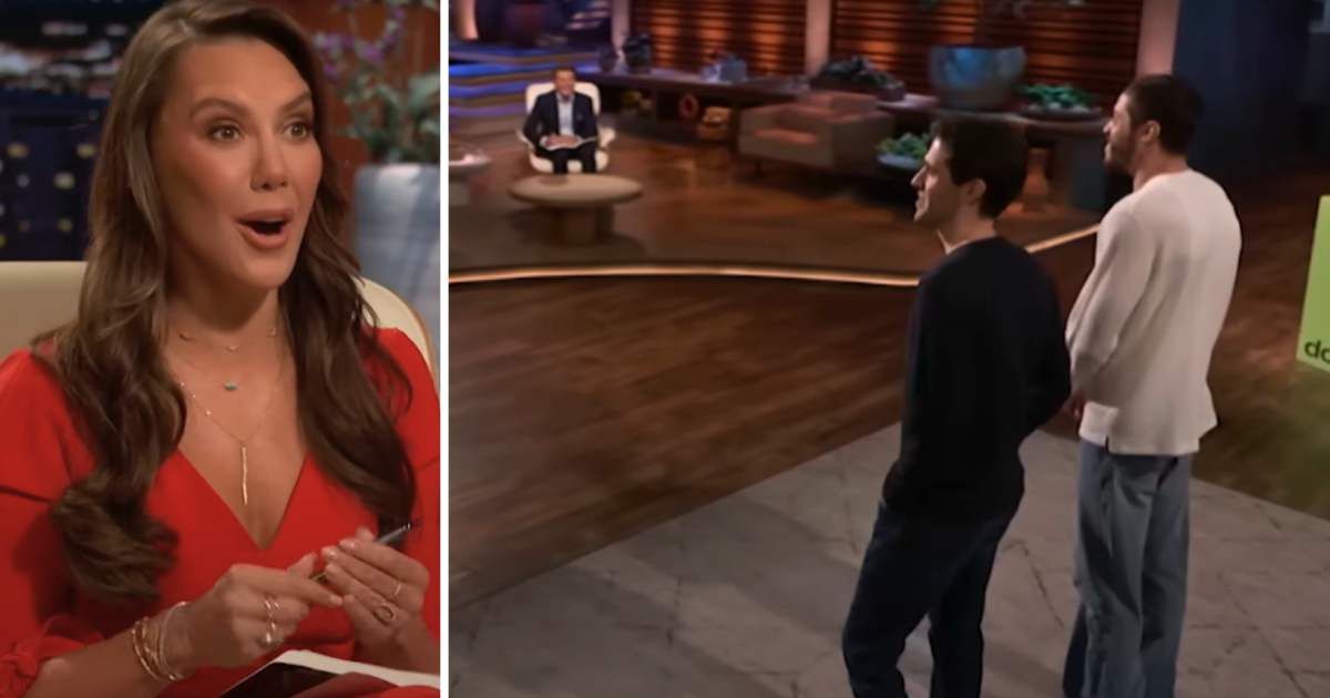 Screenshots of Kendra Scott and Robert Herjavec from 'Shark Tank' episode (Cover Image Source: Instagram | @sharktankabc)