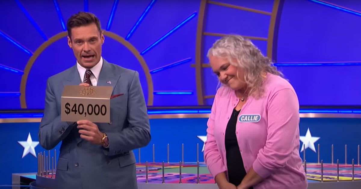Screenshot of Ryan Seacrest and Callie DeWeese on 'Wheel of Fortune' (Cover Image Source: YouTube | Wheel of Fortune)