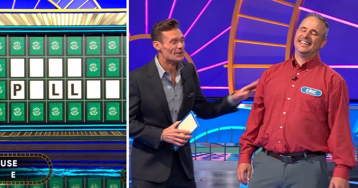 Screenshots of host Ryan Seacrest (L) and contestant Eric Handzel (R) from 'Wheel of Fortune' Season 43 episode (Cover Image Source: YouTube | Wheel of Fortune)