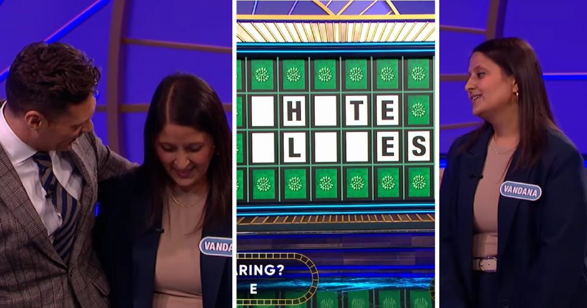 Screenshots of host Ryan Seacrest comforting player Vandana Patel (L) and Patel's reaction after losing Bonus Round (R) from 'Wheel of Fortune' episode (Cover Image Source: YouTube |  Wheel of Fortune)
