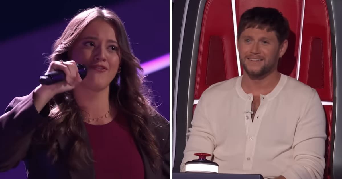 Screenshot of Ava Nat and Niall Horan from 'The Voice' (Cover Image Source: YouTube | The Voice)