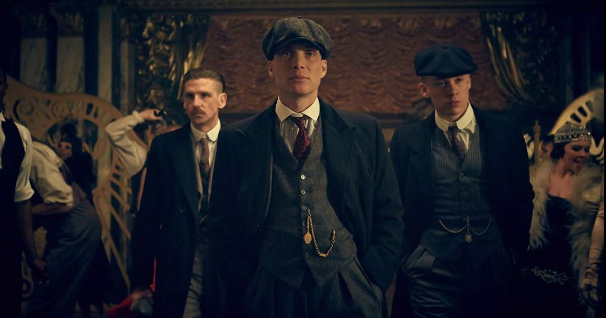 Cillian Murphy, Paul Anderson, and Joe Cole in 'Peaky Blinders' (Image Source: BBC | Photo by Robert Viglasky)