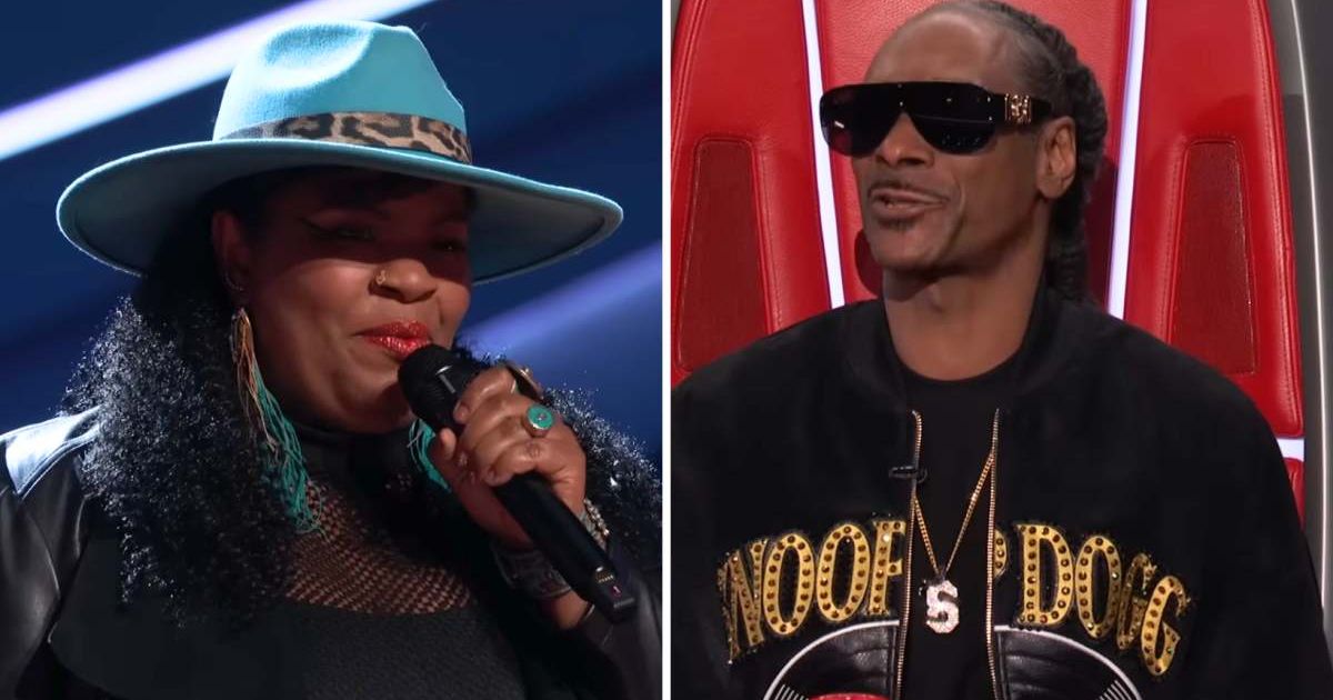Screenshots of (L) Carly Harvey and (R) Snoop Dogg from 'The Voice' (Cover Image Source: YouTube | @thevoice)