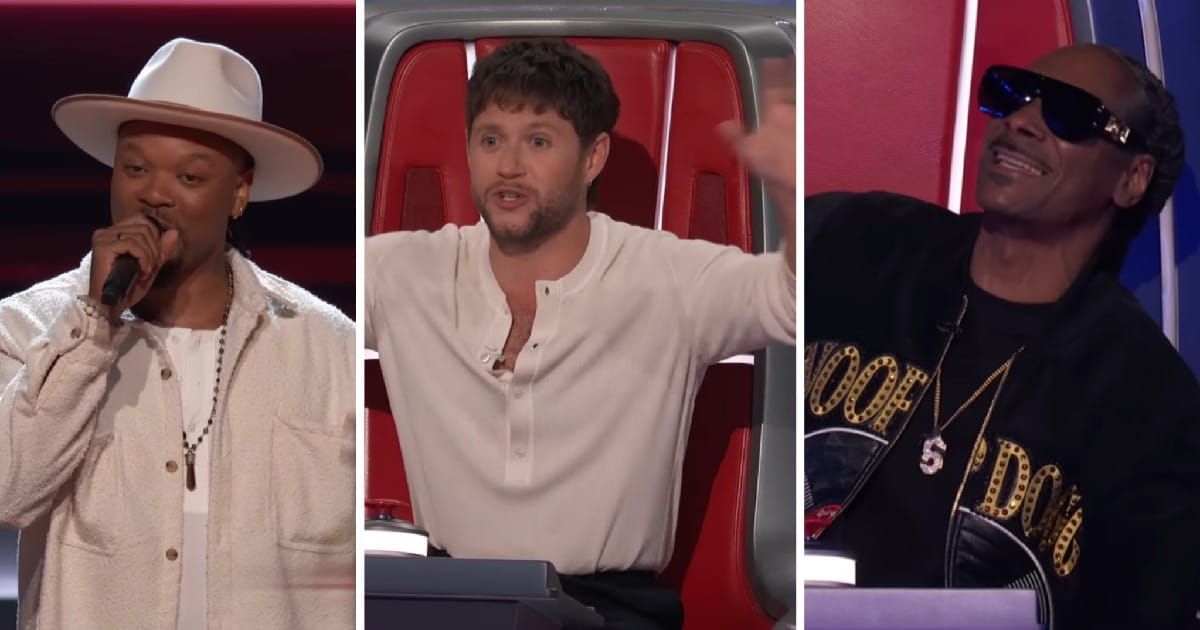 (L to R) Screenshots of Kanard Thomas, Niall Horan and Snoop Dogg from 'The Voice' Season 28 episode (Cover Image Source: YouTube | The Voice)