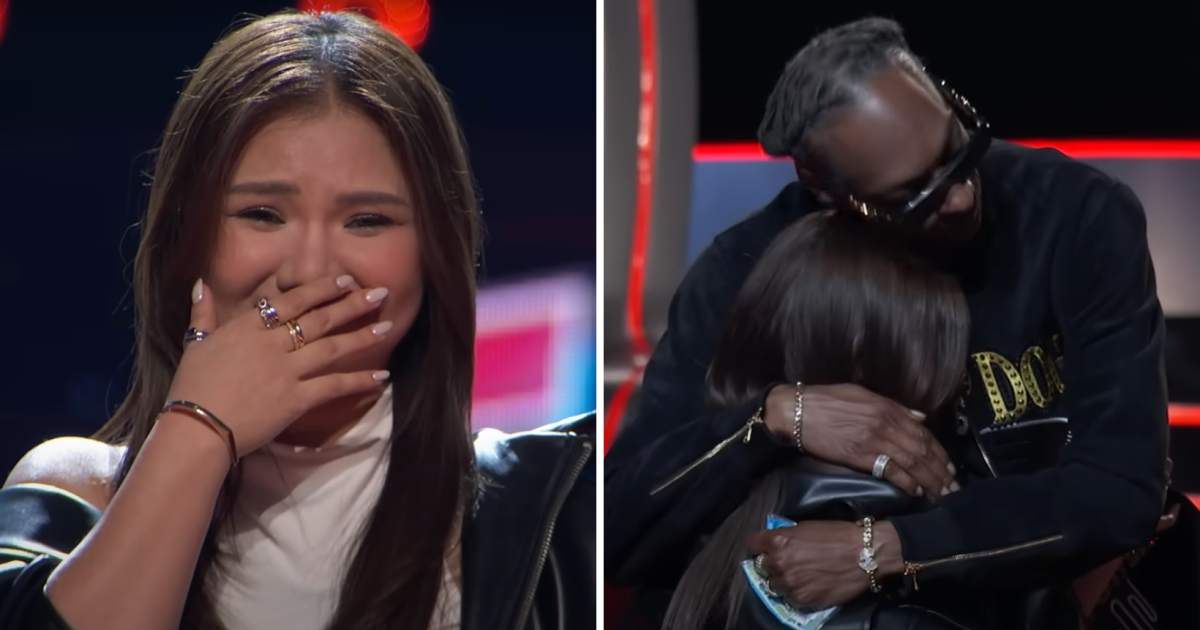 Screenshots of Myra Tran and Snoop Dogg from 'The Voice' Season 28 blind auditions episode (Cover Image Source: YouTube | @nbcthevoice)