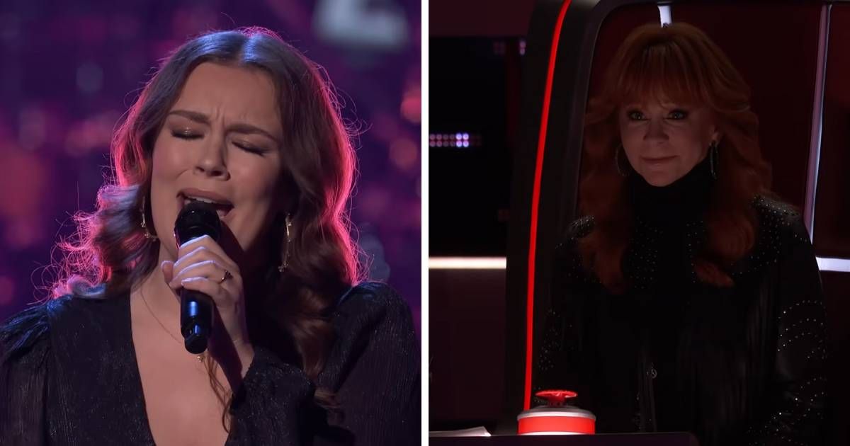 (L-R) Screenshots of of Aubrey Nicole and Reba McEntire from 'The Voice' (Cover Image Source: YouTube | @NBCTheVoice)