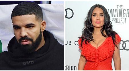 Drake crushes on Salma Hayek, posts adorable backstage picture with the star on social media