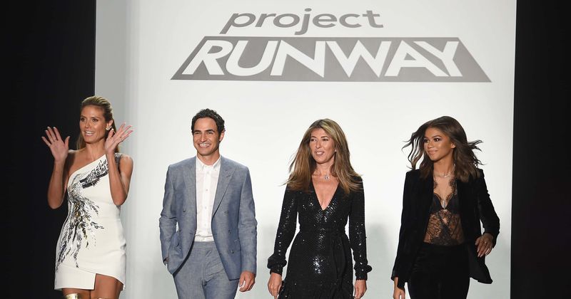 Heidi Klum, Zac Posen, Nina Garcia, and Zendaya (Source : Getty Images)