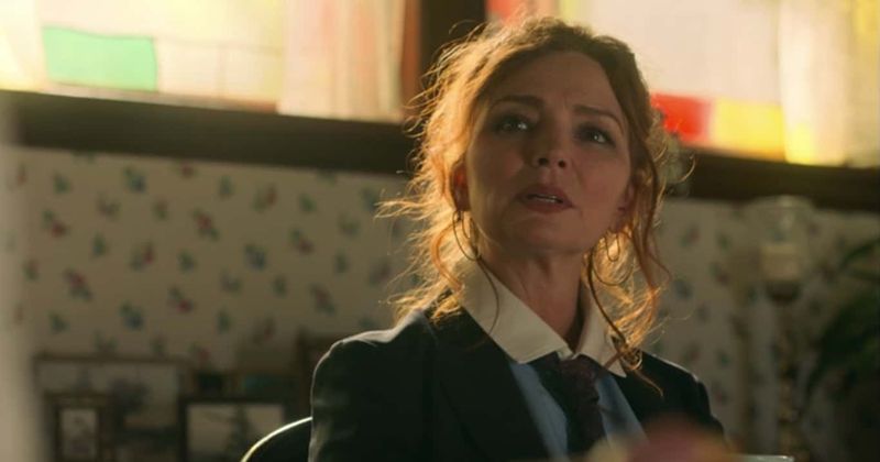 Brigid Brannagh as Stacey Yorkes/Majestrix matriarch on 'Marvel's Runways'. (Hulu)