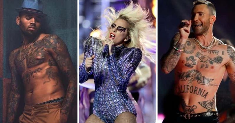 Chris Brown, Lady Gaga and Maroon 5 are among the artists set to perform at the Super Bowl 2020. (Getty Images)