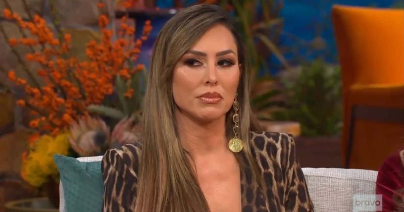 Kelly Dodd during season 14 of 'RHOC' reunion (Bravo)