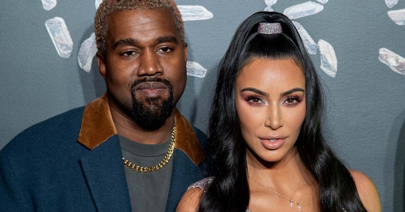 Kanye West and Kim Kardashian (Getty Images)