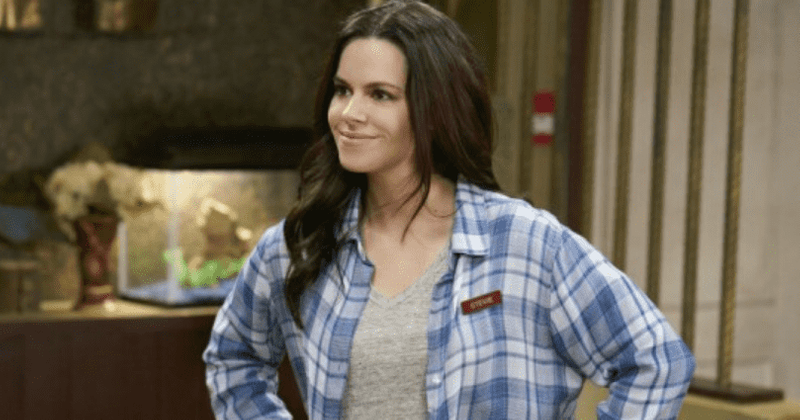 Emily Hampshire as Stevie Budd (IMDb) 