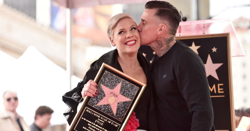 Pink and Carey Hart (Getty Images)