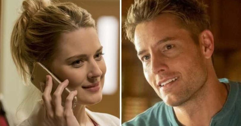 Alexandra Breckenridge as Sophie, Justin Hartley as Kevin Pearson (NBC)