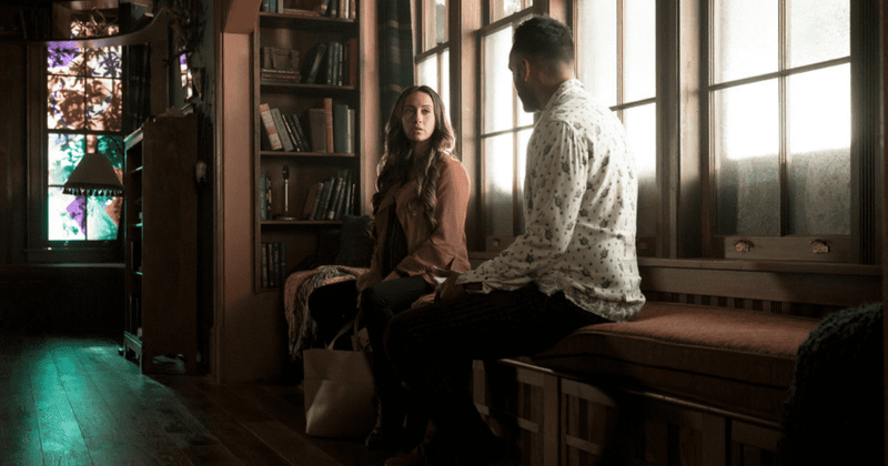 Stella Maeve and Arjun Gupta in 'The Magicians' (SYFY)