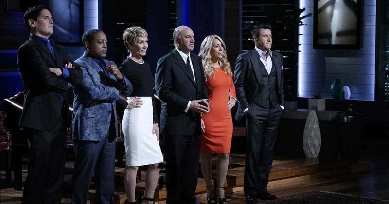 Mark Cuban, Daymond John, Barbara Corcoran, Robert Herjavec, Kevin O'Leary, and Lori Greiner (IMDb)