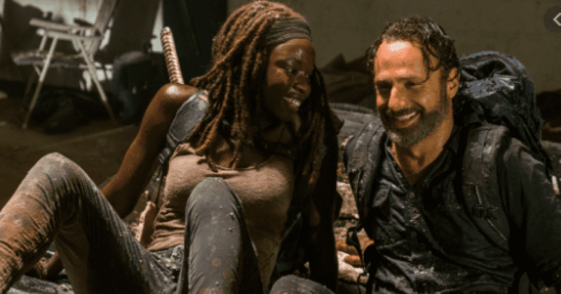 Danai Gurira and Andrew Lincoln (AMC)