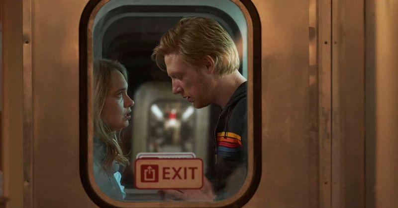 Merritt Wever and Domhnall Gleeson (HBO)