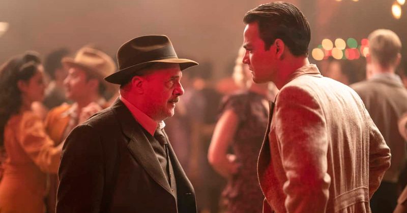 Nathan Lane as Lewis Michener and Daniel Zovatto as Tiago Vega (Showtime)