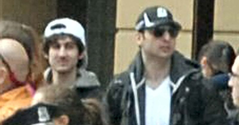 The two suspects in the Boston Marathon bombing ( FBI/Getty Images)